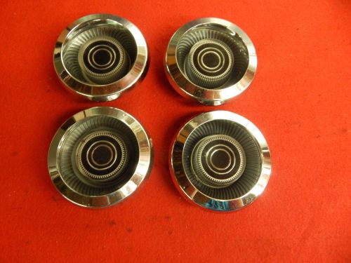 4 used 67 68 ford comet cougar wheelcover chrome spinner center caps c7ma-1141-a