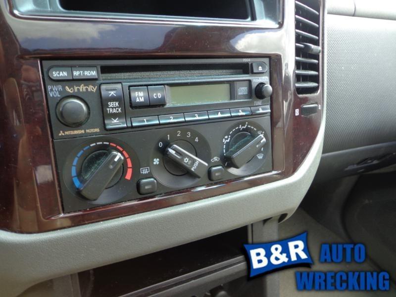 Radio/stereo for 03 outlander ~ recvr am-fm-stereo-cd player w/infinity