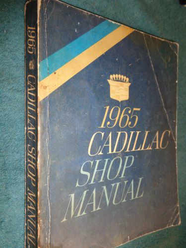 1965 cadillac shop manual / original service book!!