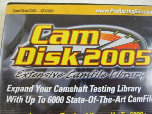 Pro racing sim cam disc 2005 6000+ cam profiles on dvd use with dyno sim