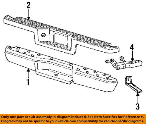 Ford oem f77z17796aa rear bumper-arm