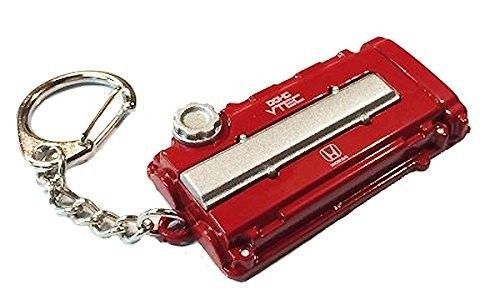 New honda b16 b18 b20 k20 type r red valve cover vtec jdm keychain key civic si