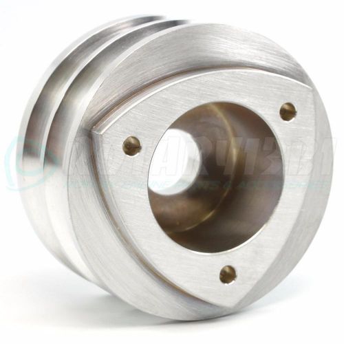 1971-1991 12a 13b rotary engine dual sheave alternator pulley machined aluminum