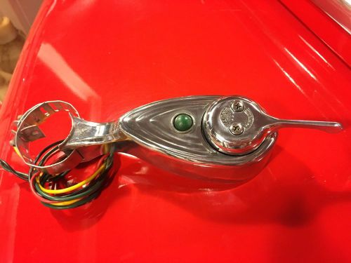 Vintage polished art deco yankee 960 turn signal switch hot rod gasser scta