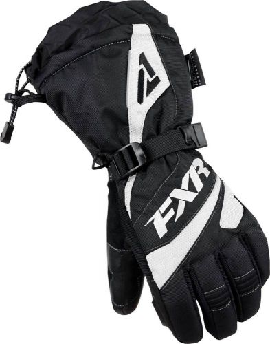 New fxr-snow fusion women&#039;s waterproof gloves, black/white, xl