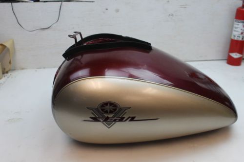 02-10 yamaha v star 650 xvs650 silverado gas tank fuel petrol reservoir