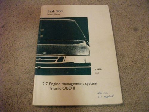 1996 saab 900 engine management system trionic obdii service manual