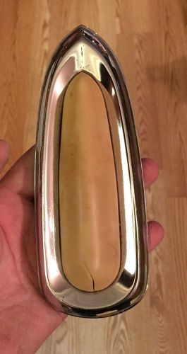 Nice 1951 mercury dome light lens &amp; bezel teardrop