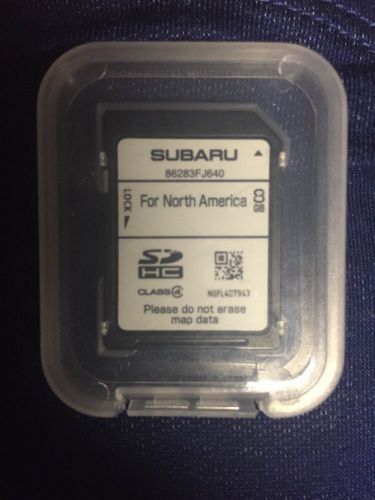 2014 subaru navigation nav data map sd card oem genuine 86283fj640 map data