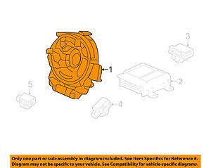 Honda oem supplemental restraint system-clockspring 77900t2aa11