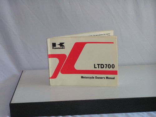 Kawasaki ltd700 motorcycle manual