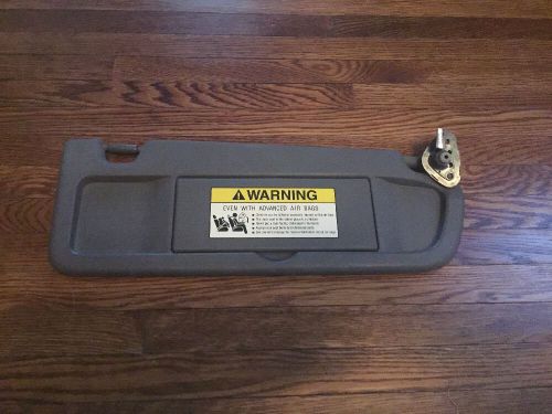 2008 honda civic passenger visor lh dark gray