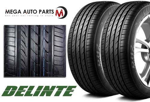 2x new delinte dh2 235/45r18 98w durable all season performance tires 235/45/18