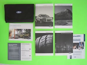 2013 ford escape factory owner&#039;s manual guide set &amp; case