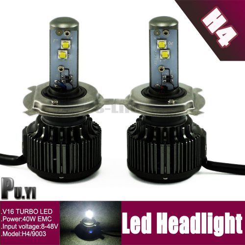 Sl 2 gen 40w h4 hi/lo dual beam car led headlight lamp conversion kit 4800lum