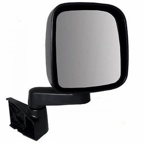 New front right manual door mirror black for jeep wrangler 2003-2006 ch1321234