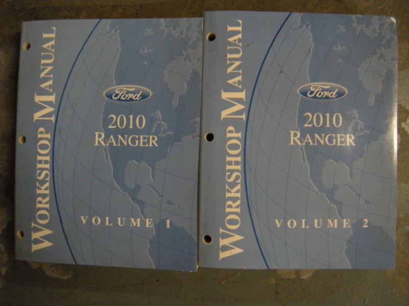 2010 ford ranger truck service shop repair manual set oem dealership book