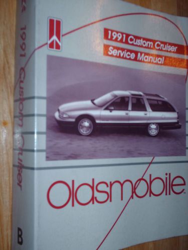 1991 oldsmobile custom cruiser shop manual / orig. book