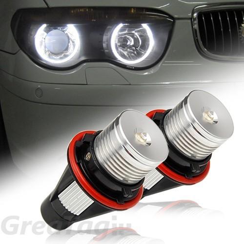 04-07 bmw 525i 530i 540i 745li 745i x5 6000k led angel eye marker light bulbs