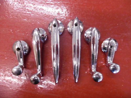 1948 - 1954 hudson door handle window &amp; quarter crank set