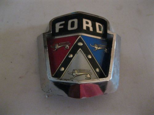 Super nice original 1950-51 ford ornament and base