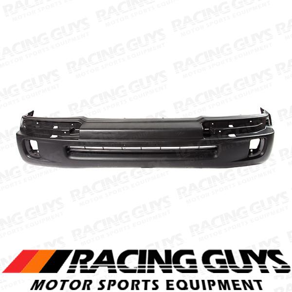 98-00 toyota tacoma front bumper cover raw black new facial plastic to1095173