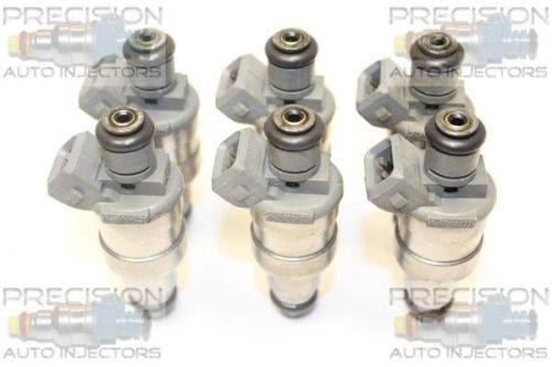 Set of 6 rebuilt 1996 - 1998 jeep cherokee 4.0l ohv fuel injectors