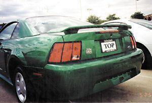 Painted ford mustang factory style spoiler 1999-2004