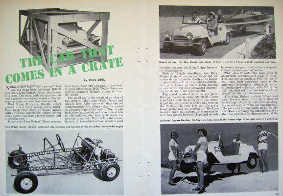 1954 king midget crate car pictorial w specs athens oh