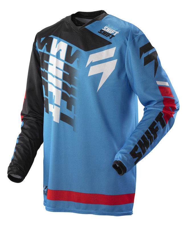 Shift strike glory blue jersey  motocross dirtbike atv mx 2014