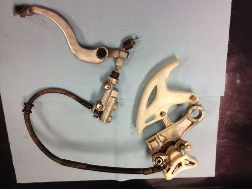 Honda crf250 rear brake setup