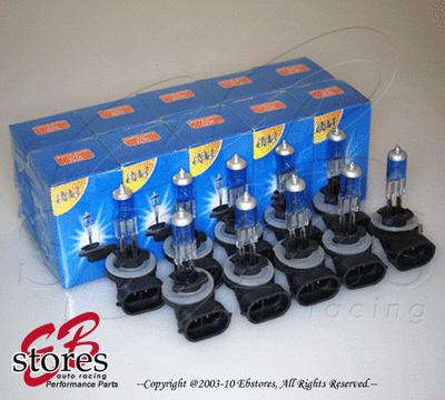 12v 37.5w 894 super white 5000k xenon gas hid foglight light bulb 10pcs (5pair)