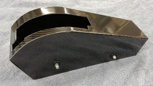 Hurst quarter stick ii shifter cover (rear cable exit) carbon fiber wrapped