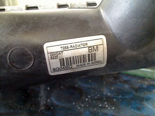 2009 daewoo / chevrolet aveo (250) hatchback 1.2 16v (b12d1) radiator radiator-