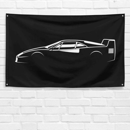 For ferrari f40 enthusiast 3x5 ft flag dad birthday gift banner