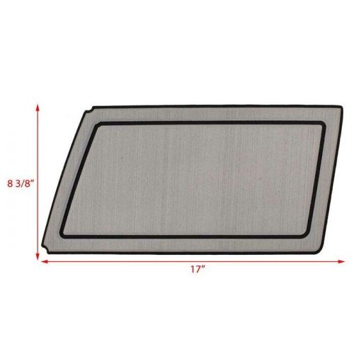 Supra non-skid mat 17&#034; x 8 3/8&#034; gray 119195 marine boat