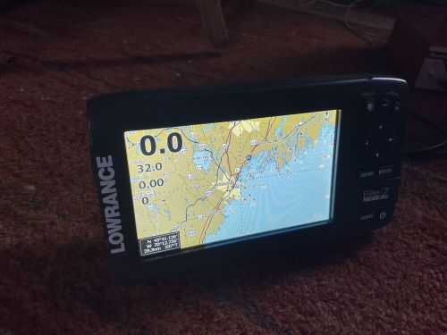 Lowrance elite 7 hdi head unit w/ power cable