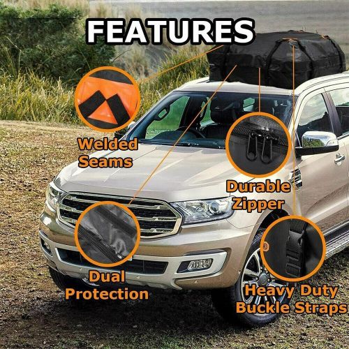 For toyota sedan suv 21 cubic roof bag travel luggage cargo carrier storage box