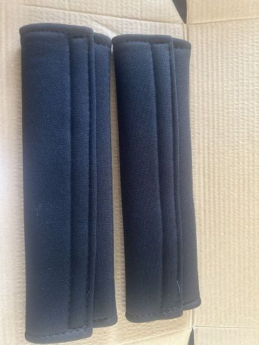 2x seat belt covers pads black for mini cooper s - car accessories