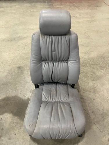 1978 piper pa32 lance rear facing seats 3 &amp;4 gray leather w/ headrests