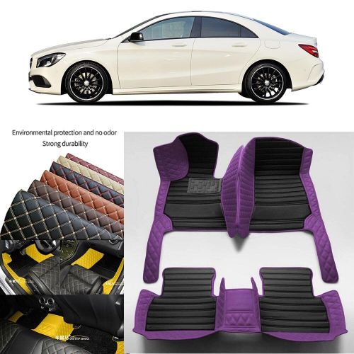 Custom car floor mats for smart fortwo 2008-2023 waterproof auto carpets luxury