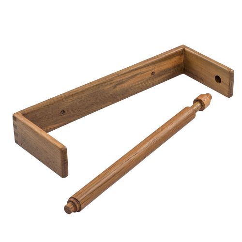 Whitecap teak wall-mount paper towel holder