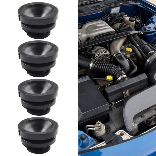 Car engine cover rubber mounts 4pcs black auto practical buffer parts for mazda