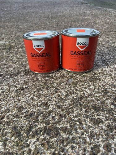 2 x rocol gasseal non-setting sealant 300g *new &amp; sealed*