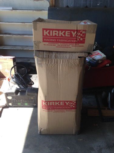 Kirkey 50 degree layback aluminum mini-cup seat with cover 28600 &amp; 28611 16&#034; nib