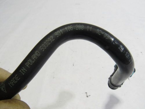 14-16 porsche cayman 2014 engine motor coolant reservoir hose pipe line tube ;@7