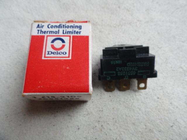 Nos gm ac a/c compressor wire harness switch air conditioning thermal limiter