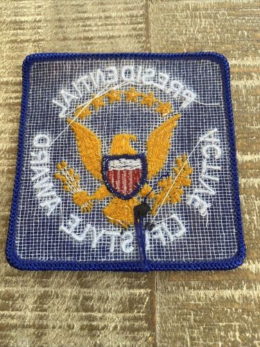 Presidential active lifestyle award  patch 3 inches