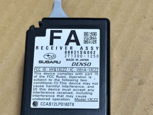 2015-2018 subaru forester keyless entry door receiver 88831sg002 oem