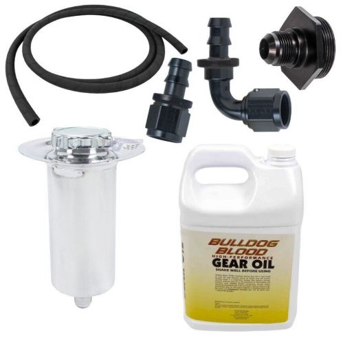 Quick change rear end fill tank kit - 10 an fittings bulldog 75w90 oil 1 gal.